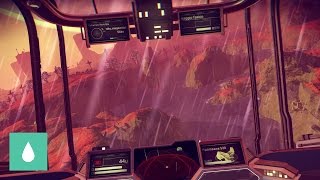 No Man's Sky - Flying In Weather Conditions (Rain)