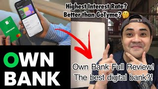 OWN BANK THE BEST DIGITAL BANK NOW? INITIAL REVIEW | BETTER THAN GOTYME & UNO BANK? | Jaden Yael