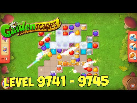 GardenScapes level 9741 9742 9743 9744 9745 🌱 Playrix HD