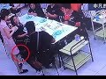 Camera Caught While Taking Upskrit Picture Of Waitress