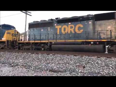 A Trio of Trains in Plymouth MI 11-7-2017
