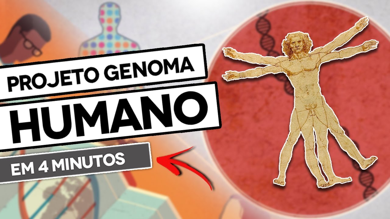 TUDO SOBRE O PROJETO GENOMA HUMANO em 4 minutos! | Luiz Hendrix