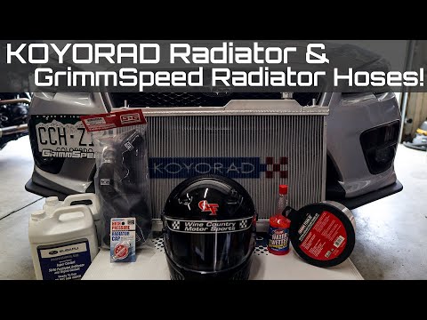 Koyorad Radiator & GrimmSpeed Radiator Hose Install - Getting the WRX Track-Ready!