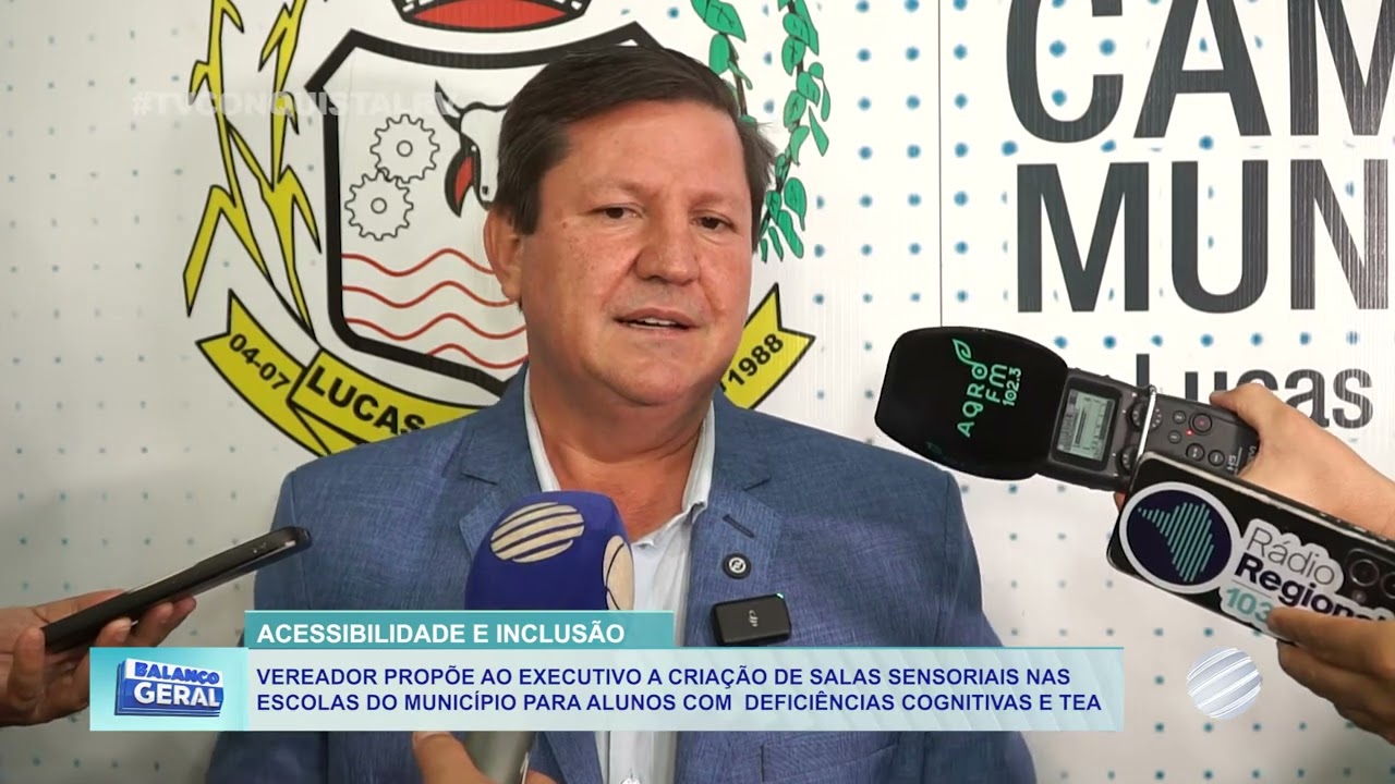 Vereador Márcio Albieri propõe criação de salas sensoriais em escolas de Lucas do Rio Verde.
