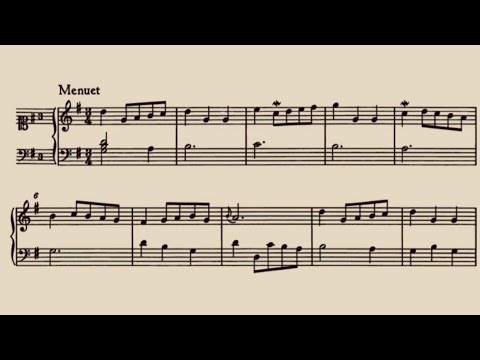 Minuet in G major - J.S. Bach Anh. 114 - Daniel Roberts | Pianist