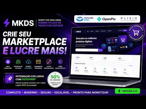 Apresentação - Marketplace de Produtos Digitais com Programa de Afiliados | MKDS