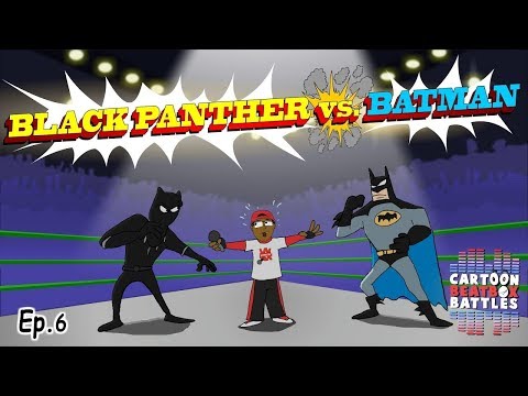 Cartoon Beatbox Battle Black Panther VS Batman