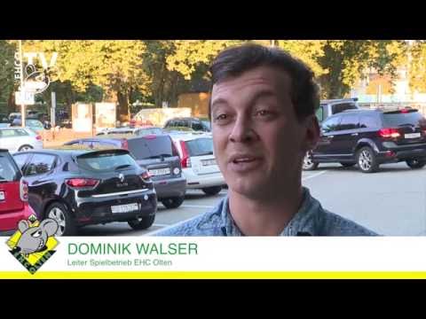 EHCO Fans nach dem Spruchband