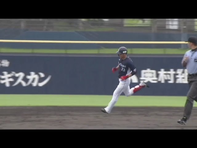 【ファーム】ライオンズ・高木 センター方向へホームランを放ち追加点!!  2020/6/30 F-L(ファーム)