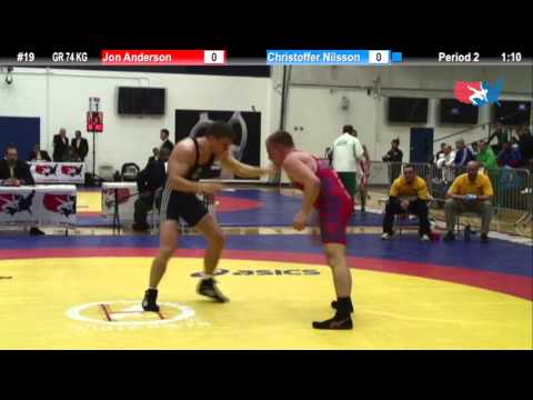 74 KG R16 - Jon Anderson (U.S Army) vs. Christoffer Nilsson (SWE)