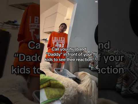 Calling Husband &ldquo;Daddy&rdquo;,in front of the kids 😆😂 #daddyprank #prank #fypシ #fyp #daddy