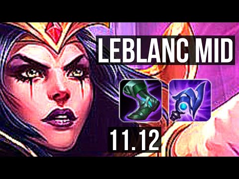 LEBLANC vs VIKTOR (MID) | 6/0/4, 1.4M mastery, 700+ games, Dominating | KR Diamond | v11.12