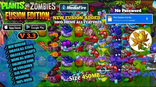 PVZ Fusion Mod Apk 3.3 Terbaru Version 2026 - Plants vs Zombies Fusion Mod Menu apk / Unlock All