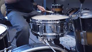 Video thumbnail for 1970s Rogers 5x14 Powertone Snare Drum by Hawthorne Drum Shop