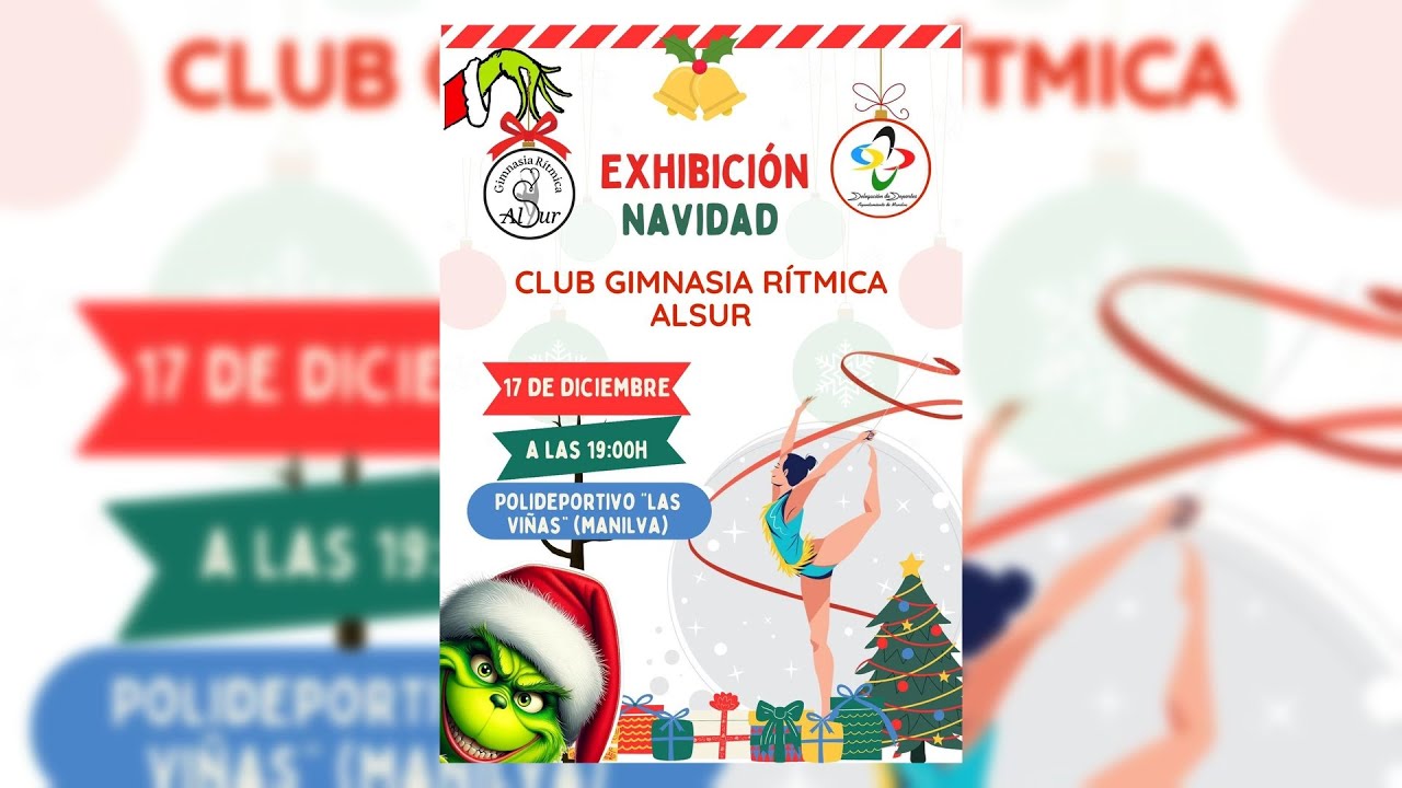 Exhibición de Navidad de Gimnasia Rítmica Alsur