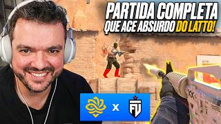 LATTO FEZ UM ACE SURREAL! - LEGACY x FUT - PARTIDA COMPLETA - BLAST OPEN PORTO