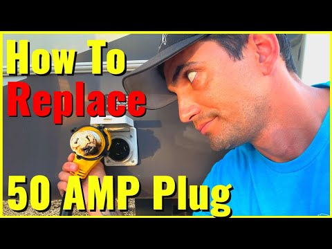 How to Replace RV Shore Power inlet plug - Why Not RV: Ep 65