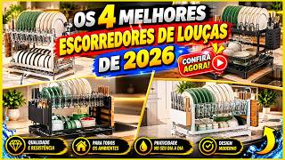 🍽️🔥 Os 4 Melhores Escorredores de Louças de 2026! Qual Vale a Pena?