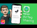 How to Share AirTags between Multiple iCloud Accounts on iOS 17