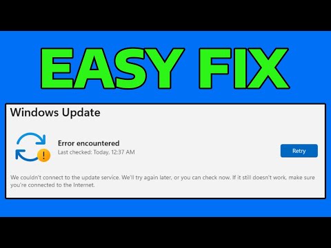 How To Fix Windows Update 'Error Encountered' or 'Update Failed'