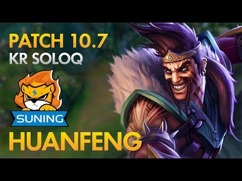 Suning Huanfeng - Bot Lane: Draven vs Aphelios - KDA 14/3/8