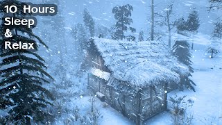 MERCILESS NORTH DAKOTA WINTER with VIOLENT SNOW STORM and BLIZZARD SOUNDS for Sleep #asmr