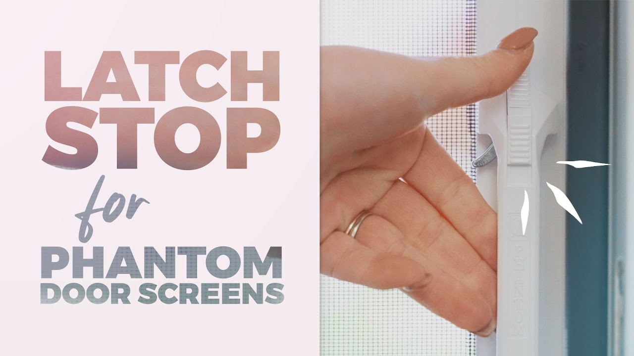 Fresh Air In, Unwanted Guests Out | Phantom Screens with Latch Stop