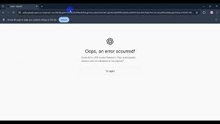 Download lagu Oops, an error occurred! | Route error 400 invalid session  | ChatGPT mp3