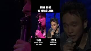 Journey Dont Stop Believin' 1981 vs 2025 (45 YEARS LATER) | #journey #80smusic #dontstopbelieving