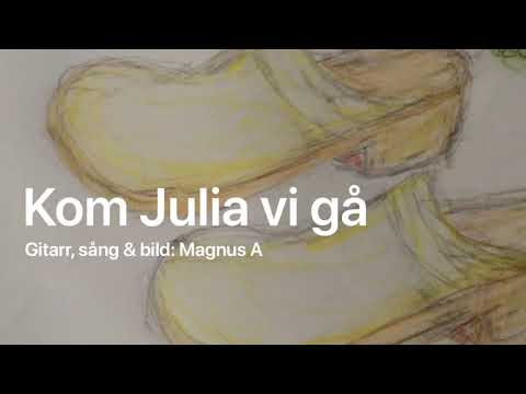 Midsommarsånger barn: Kom Julia vi gå (med text!) Kom Julia vi gå med stora träskor på...