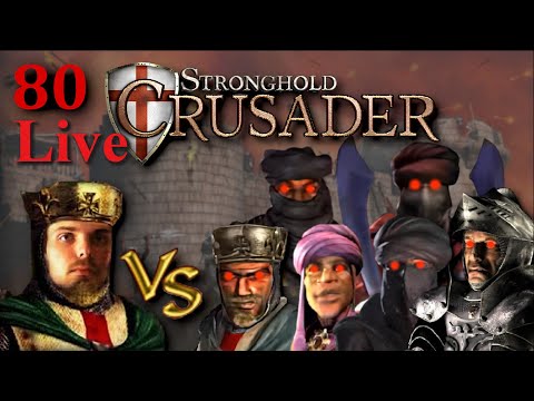 M80: Wahre Größe - Aggressiver Kreuzzugmarsch | Stronghold Crusader - Livestream