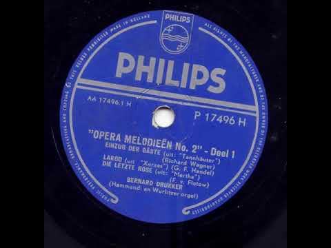 Bernard Drukker   Opera Melodieën No  2   Deel 1 1955