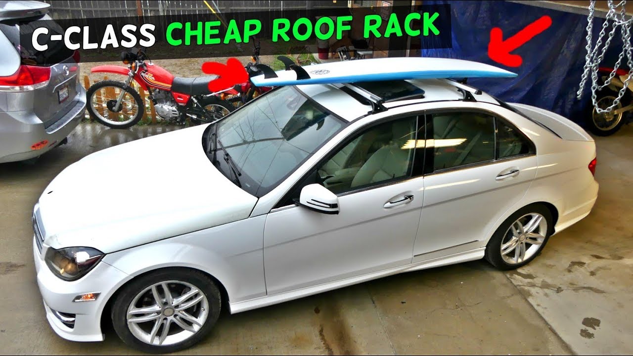 MERCEDES W204 ROOF RACK INSTALLATION C250 C350 C300 C200 C280