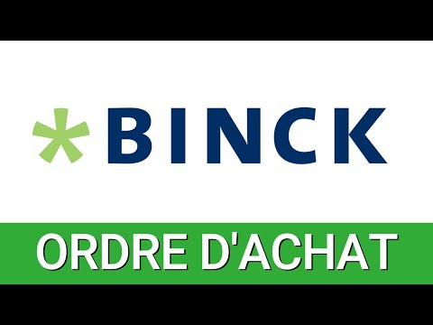 🚀 Passer un ORDRE D'ACHAT chez BINCK | PEA