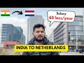 INDIA TO NETHERLANDS JOURNEY FT. HIMANSHU ! NETHERLANDS WORK PERMIT