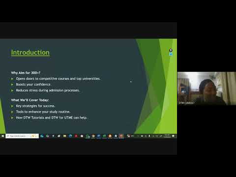 Enhance your Study Life to Achieve 300+ in JAMB 2025  -- DTW Meeting With Students