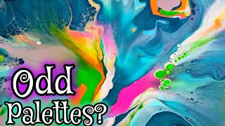 NEW! Odd Acrylic Pouring Palette Provides FANTASTIC Results! NO MUD Acrylic Pouring Art.