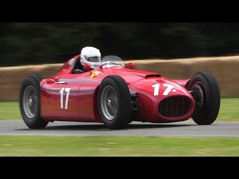 1954-56 Lancia D50 F1 GREAT & RAW V8 Sound In Action!