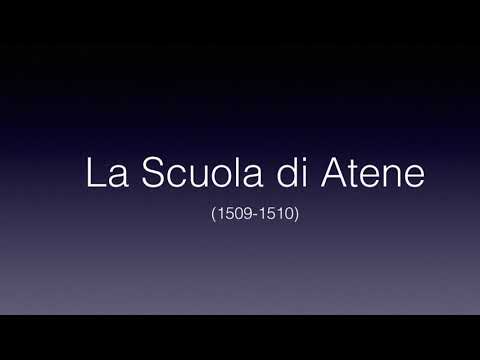 La Scuola di Atene (breve descrizione)