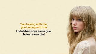 Download lagu You Belong With Me - Taylor Swift | Lirik Terjemahan Indonesia Keren mp3