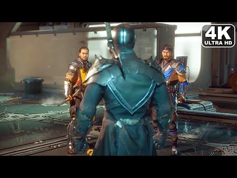 Sub Zero Fights His Brother Noob Saibot Scene 4K ULTRA HD - MORTAL KOMBAT
