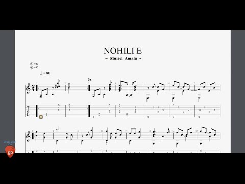 Nohili E by Muriel Amalu - Guitar Pro Tab