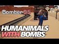Bomber 95 Gameplay #1 : HUMANIMALS WITH BOMBS | 3 Player