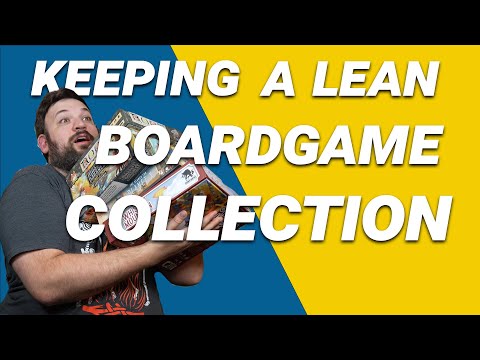Keeping a Lean Board Game Collection - With Game Brigade