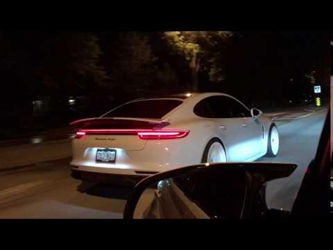 2017 Porsche Panamera Turbo with white wheels