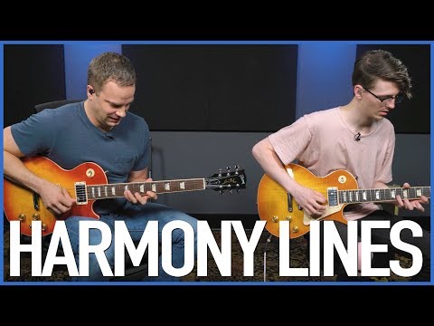 GUITARMONIES! Creating Harmony Lines On Guitar - Lead Guitar Lesson