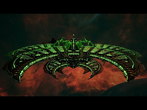 Necrons vs Craftworld Aeldari - Skalgrim Mod - Massive Battle - Battlefleet Gothic Armada 2