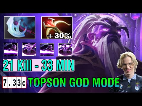 Topson God Mode Play [Void Spirit] Mid Deleted Marci Crazy Build Item 4K Hp + 500 Damage Dota2 7.33C