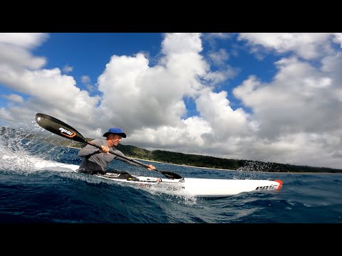 North Shore Oahu Surfski Downwind