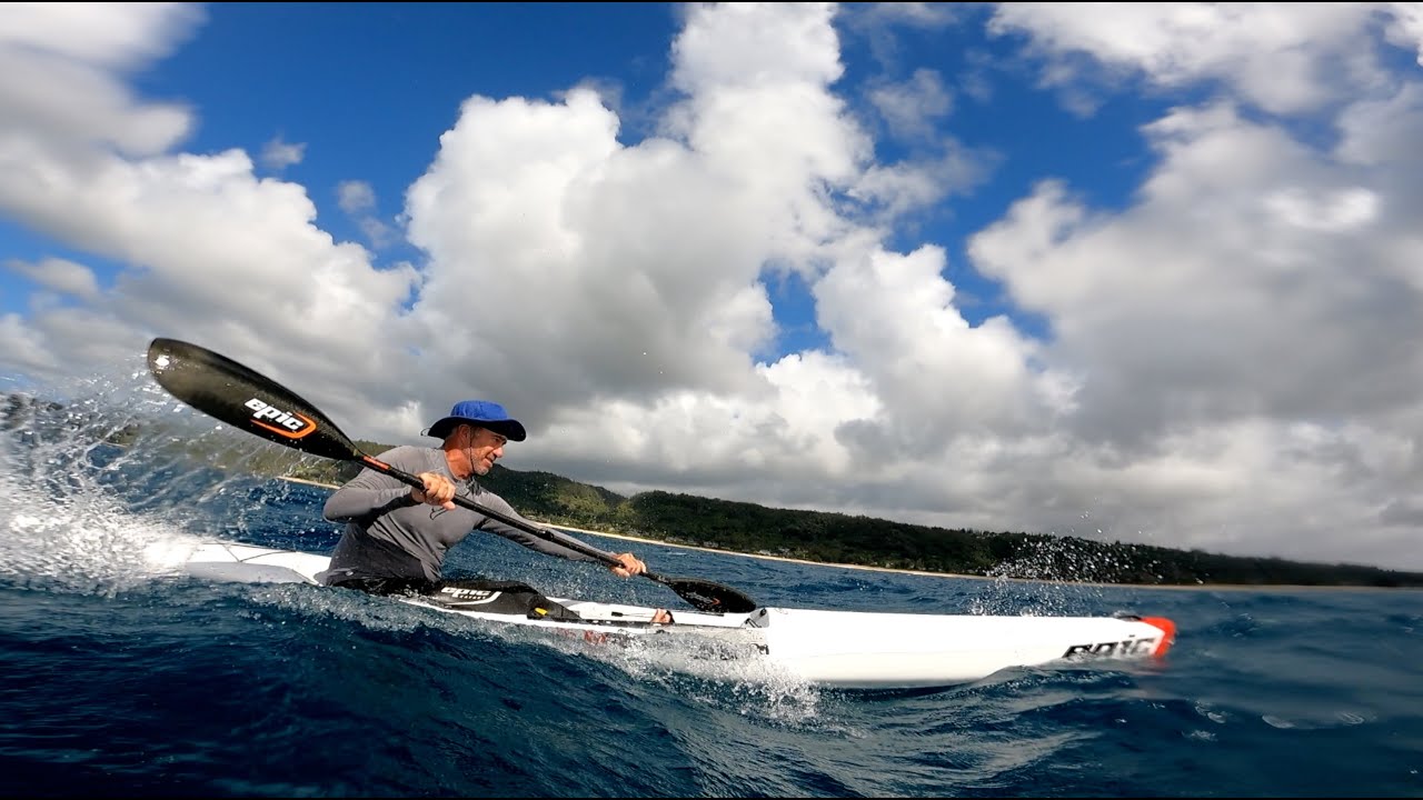 North Shore Oahu Surfski Downwind